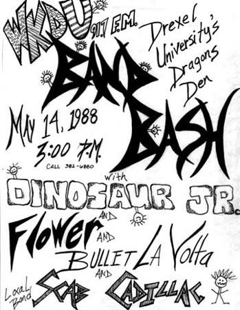 Dinosaur -Live WKDU Band Bash 05/14/88