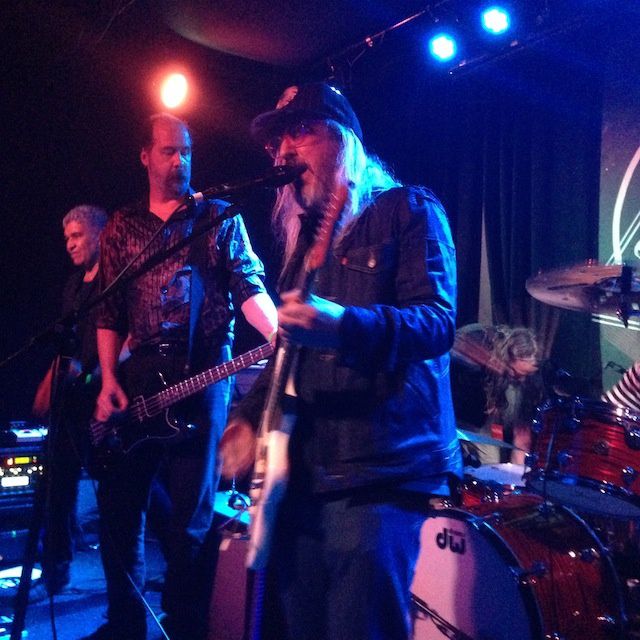 J Mascis with Nirvana - Photo by Fred Pessaro